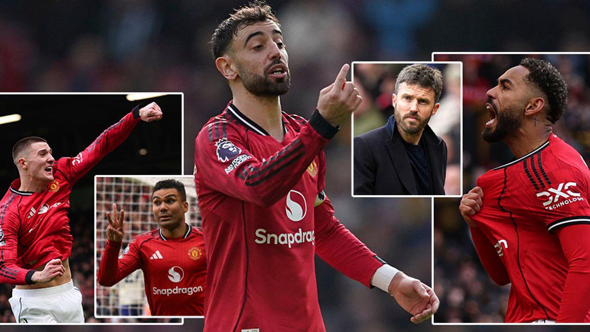 B费破纪录+卡塞米罗破门！曼联3-1胜维拉稳居前三，欧冠资格稳了